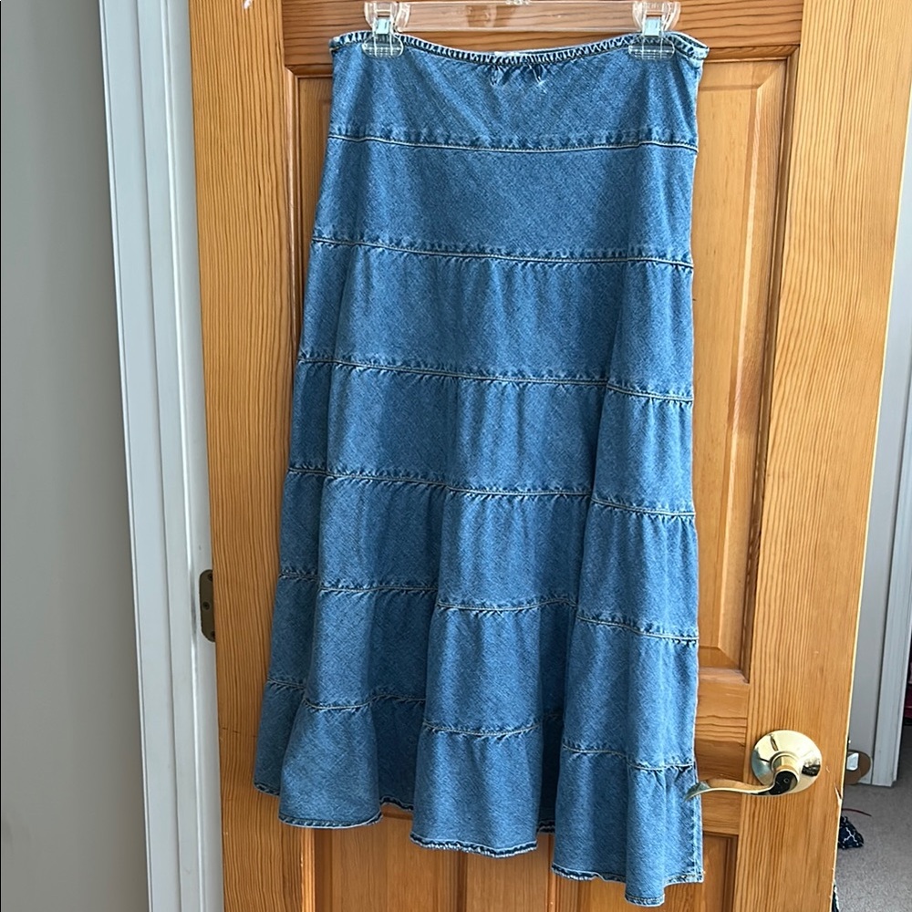 Blue Denim Skirt